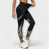 Carmo | High-waisted leggings with leopard print.