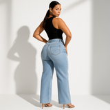 Aline | Mid-rise stretch jeans