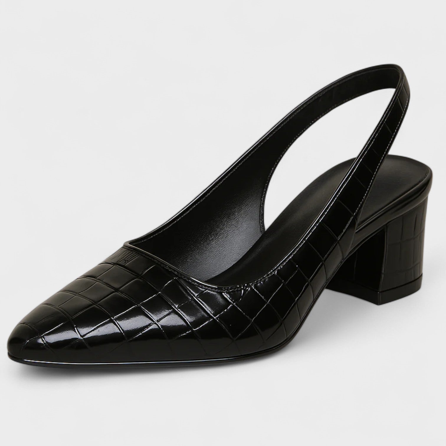 Vera – Crocodile high-heeled shoes