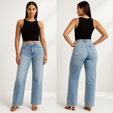 Aline | Mid-rise stretch jeans
