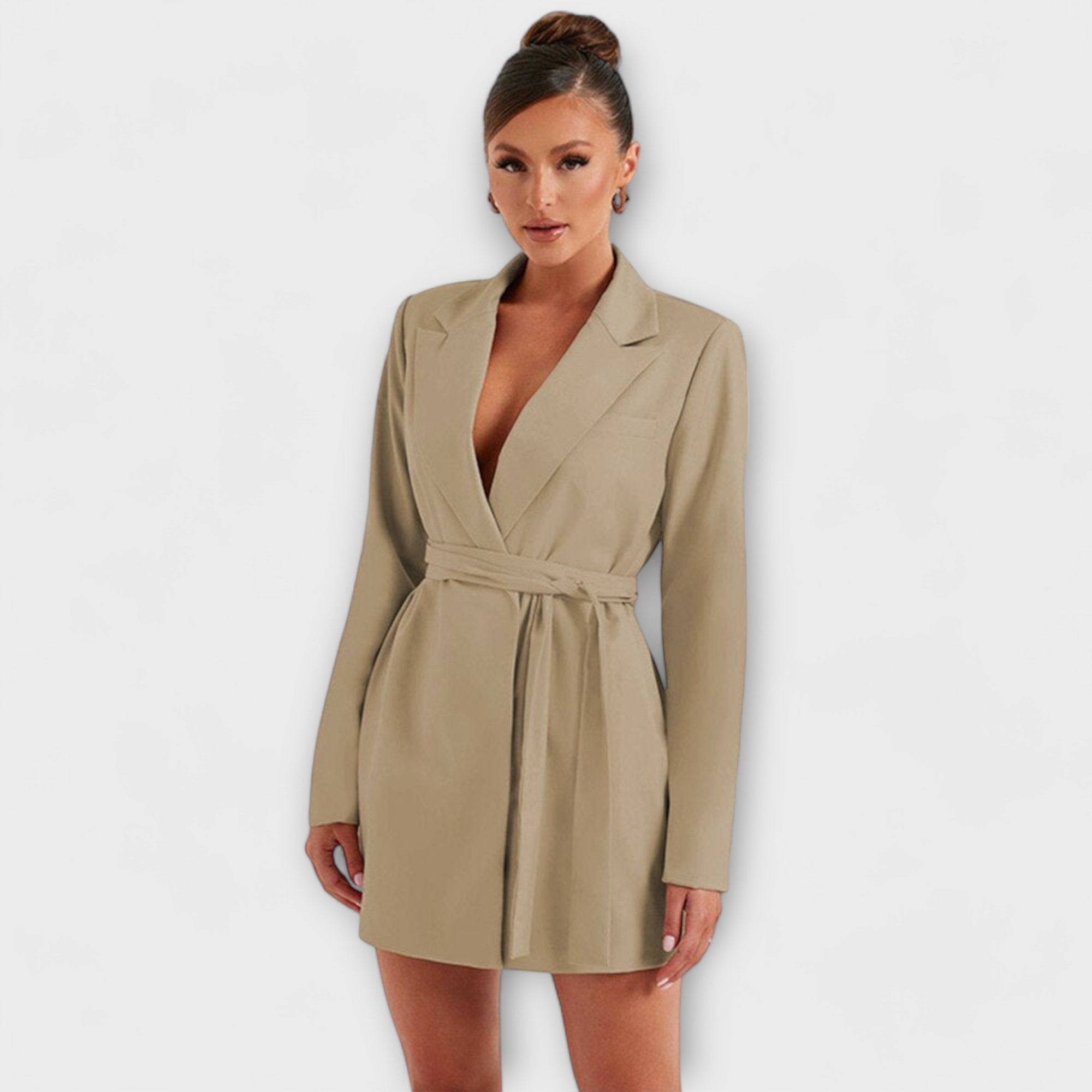 Zélia | Blazer Dress with V-Neck