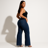 Aline | Mid-rise stretch jeans