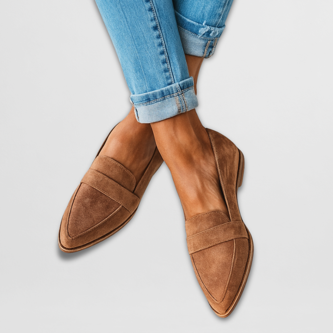 Andresa |  Soft suede moccasins for women